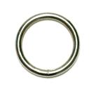 Rundring geschweißt, Stahl vernickelt, 50 x 5 mm